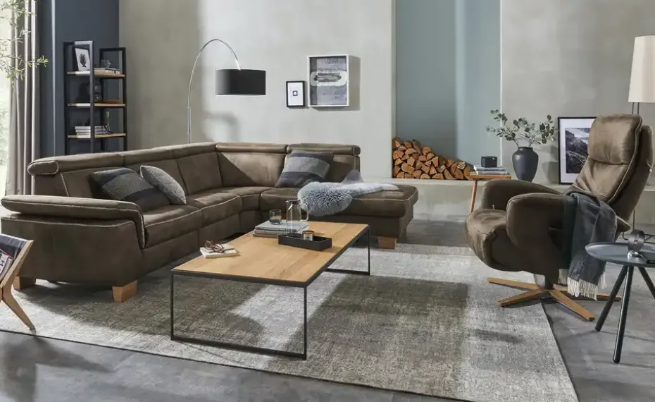 Mein Sofa bold Ecksofa Beata | Braun, rechts | Höffner