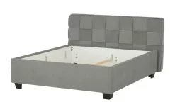 meinBett Polsterbettgestell Veifa | Grau, 140 cm