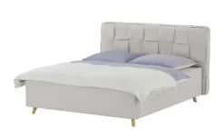 meinBett Polsterbettgestell Veifa | Hellgrau, 140 cm
