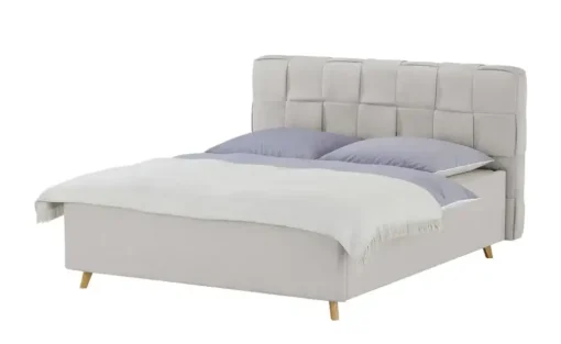 meinBett Polsterbettgestell Veifa | Hellgrau, 140 cm