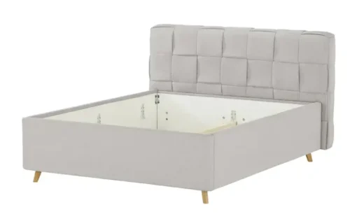 meinBett Polsterbettgestell Veifa | Hellgrau, 140 cm