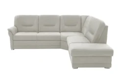 meinSofa Ecksofa aus Mikrofaser Edda | Silbergrau, rechts