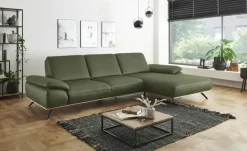 meinSofa Ecksofa Fiona | Moosgrün, rechts | Höffner