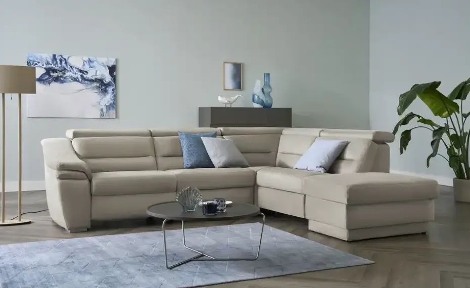 meinSofa Ecksofa Ivonne | Grau, rechts | Möbel Höffner