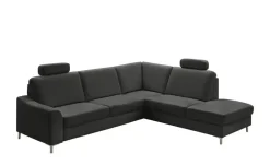 meinSofa Ecksofa Lea | Schwarz, rechts | Möbel Höffner