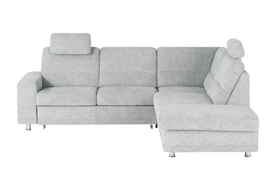 meinSofa Ecksofa Marc | Aluminiumgrau, rechts | Höffner