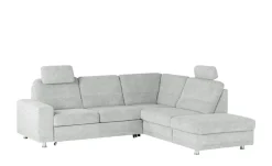 meinSofa Ecksofa Marc | Aluminiumgrau, rechts | Höffner