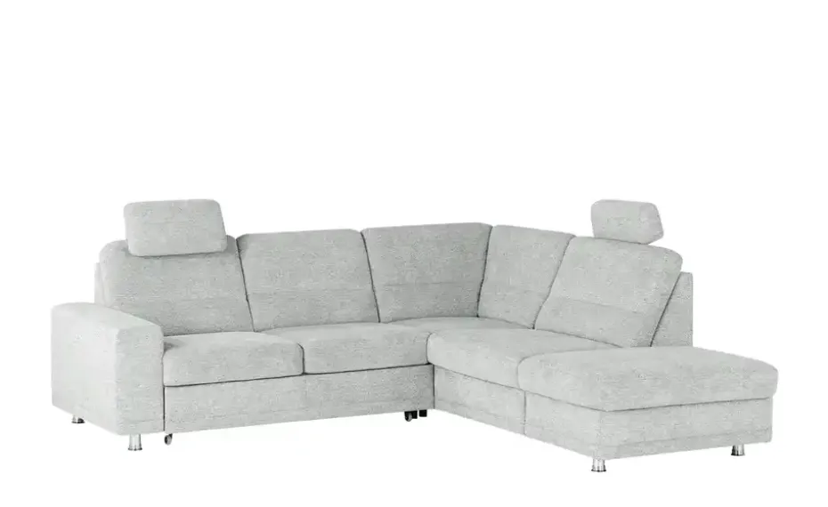 meinSofa Ecksofa Marc | Aluminiumgrau, rechts | Höffner