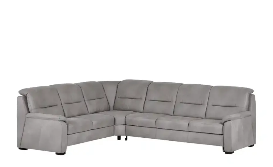 meinSofa Ecksofa Vera | Aluminiumgrau, links | Höffner