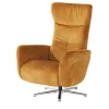 meinSofa Relaxsessel mit Relaxfunktion Sabine | Goldfarben
