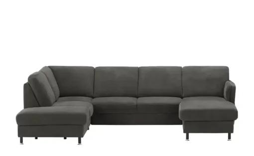 meinSofa Wohnlandschaft Veit | Anthrazit, links