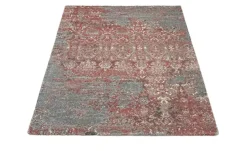 meinTeppich Hochflorteppich Juwel Silenta | Altrosa, 80x150 cm