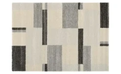 meinTeppich Hochflorteppich Castle Beppo | 240x340 cm, Creme, Grau