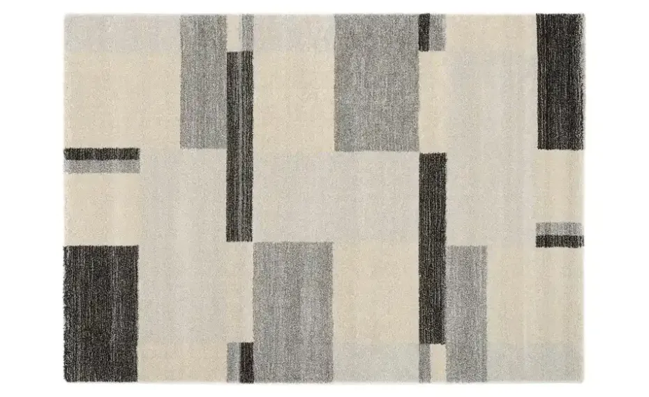 meinTeppich Hochflorteppich Castle Beppo | 240x340 cm, Creme, Grau