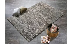 meinTeppich Hochflorteppich Juwel Silenta | Braun, 120x170 cm