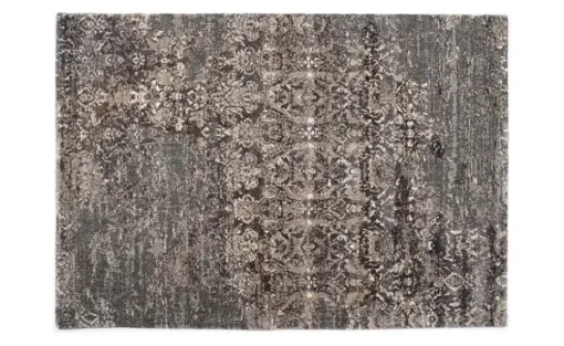 meinTeppich Hochflorteppich Juwel Silenta | Braun, 120x170 cm