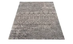 meinTeppich Hochflorteppich Juwel Silenta | Braun, 120x170 cm