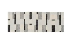 meinTeppich Hochflorteppich Castle Beppo | 80x250 cm, Grau