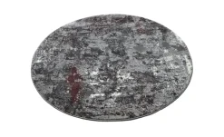 meinTeppich Hochflorteppich Juwel Liray | Aubergine, Ø 160 cm