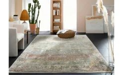 meinTeppich Kurzflorteppich Palermo | mehrfarbig, 67x130 cm