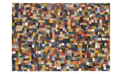 meinTeppich Lederteppich Labelstar | 120x180 cm, Blau