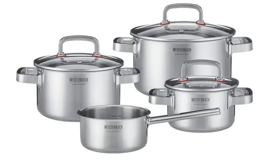 Meisterkoch Topfset 4-teilig FOCUS | 4-teilig | Höffner