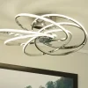 Meisterleuchten LED-Deckenleuchte, 6-flammig, chrom `gedreht´