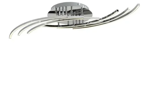 Meisterleuchten LED-Deckenleuchte, chrom, 6-flammig