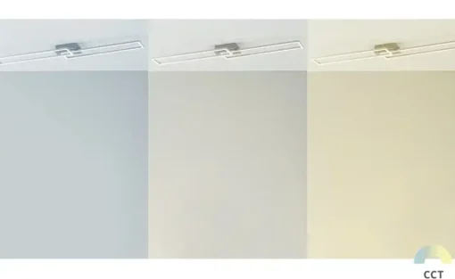 Meisterleuchten LED-Deckenleuchte, 2-flammig chrom mit Fernbedienung | edelstahlfarben, matt