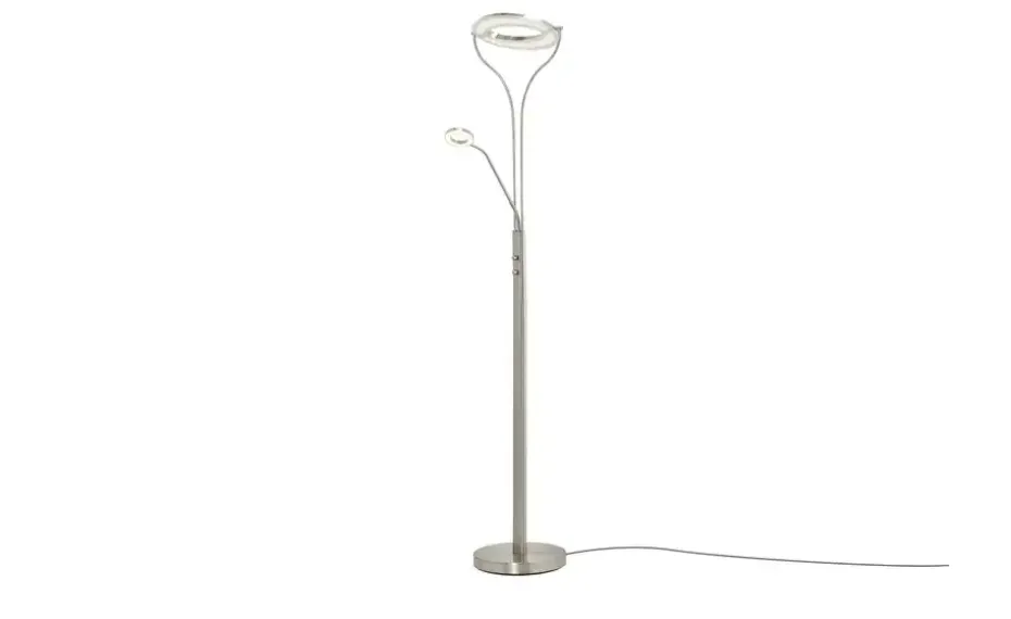 Meisterleuchten LED-Deckenfluter, 2-flammig, Chrom