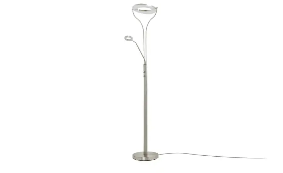 Meisterleuchten LED-Deckenfluter, 2-flammig, Chrom