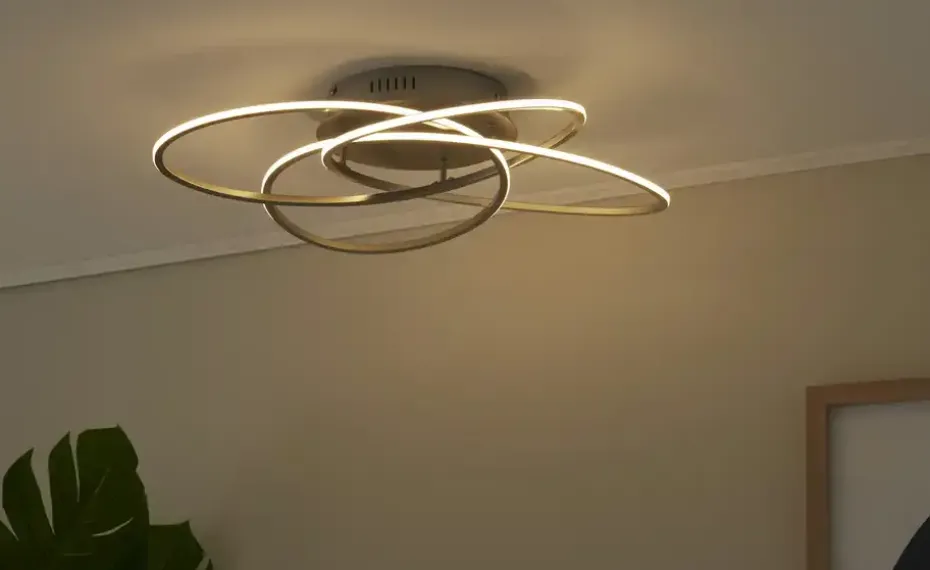 Meisterleuchten LED-Deckenleuchte Nickel-matt | edelstahlfarben, matt