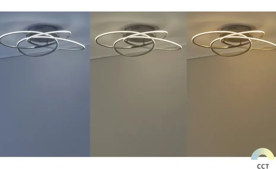 Meisterleuchten LED-Deckenleuchte Nickel-matt | edelstahlfarben, matt