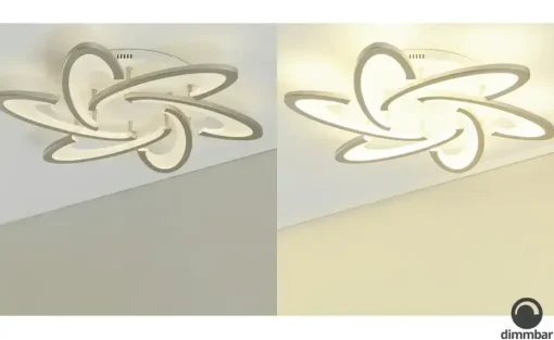 Meisterleuchten LED-Deckenleuchte, 6-flammig, weiß