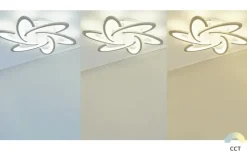 Meisterleuchten LED-Deckenleuchte, 6-flammig, weiß