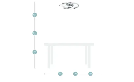 Meisterleuchten LED-Deckenleuchte, chrom, 5-flammig