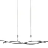 Meisterleuchten LED-Pendelleuchte, 2-flammig, Chrom
