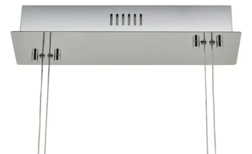 Meisterleuchten LED-Pendelleuchte, 2-flammig, Chrom