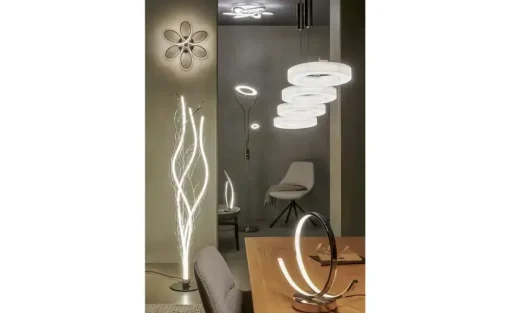 Meisterleuchten LED-Stehleuchte, chrom `Äste` | Höffner