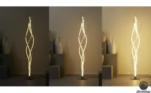 Meisterleuchten LED-Stehleuchte, chrom `Äste` | Höffner