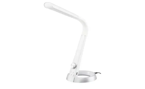 Meisterleuchten LED-Tischleuchte, weiß mit Funktion | Weiß, lackiert