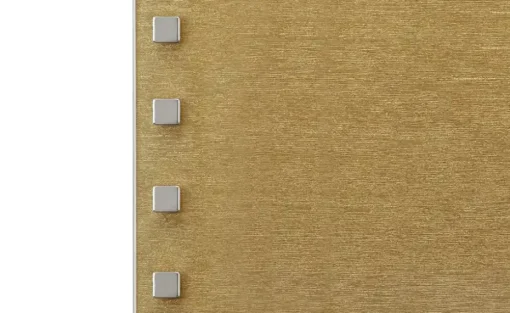 Memoboard 30x30 cm Gold | 30 cm, Goldfarben | Höffner
