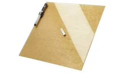 Memoboard 30x30 cm Gold | 30 cm, Goldfarben | Höffner