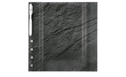 Memoboard 30x30 cm Schiefer  | 30 cm, Anthrazit