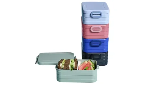 Mepal Bento-Lunchbox "To Go" Take a Break  | Schwarz, 18,5 cm