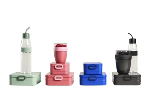 Mepal Bento-Lunchbox "To Go" Take a Break  | Rosa, 25,5 cm