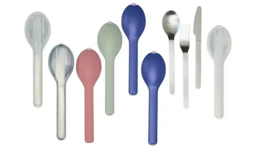 Mepal Besteckset  "To Go" Ellipse | Rosa | Höffner