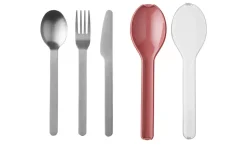 Mepal Besteckset  "To Go" Ellipse | Rosa | Höffner