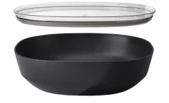 Mepal Servierschale Silueta | Schwarz, 4000 ml