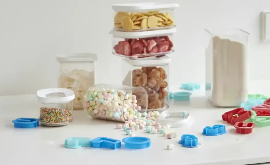 Mepal Vorratsdose 4,5 l Modula | 4,5 l, transparent, Weiß